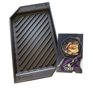 FINEX 15" Cast Iron Lean Grill Pan No. 15 Rectangular Made USA Healthy Cook NEW